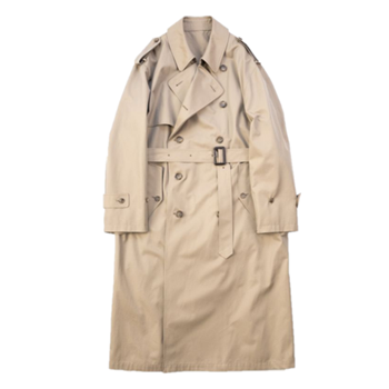 【stein】OVERSIZED OVERLAPED TRENCH COAT ST.274