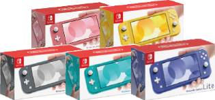 Nintendo Switch Lite　各色